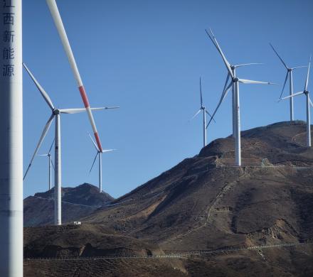 Wind turbines in Jiangxi, China © Cai Fang / Unsplash